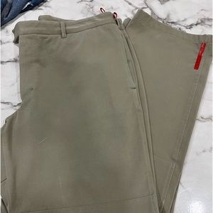 Mens prada nylon stretch dress pants